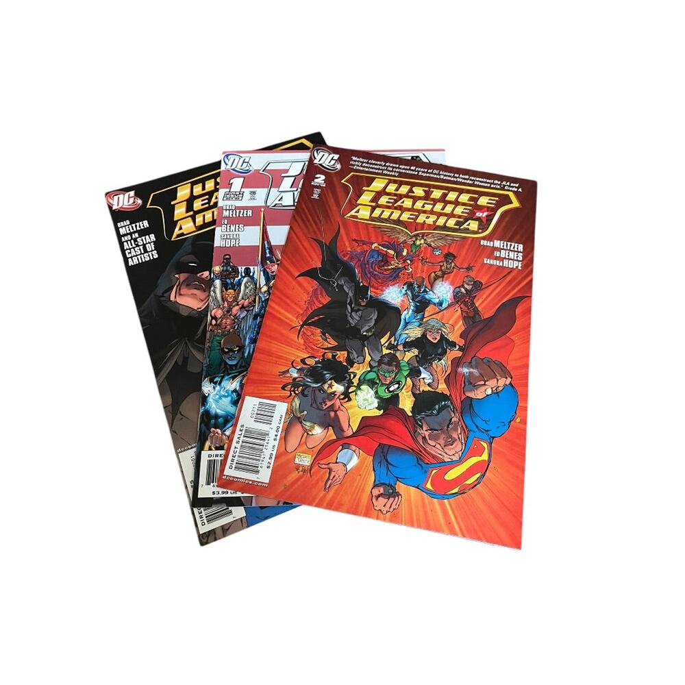 DC Justice League of America #0-2 Meltzer Benes Hope